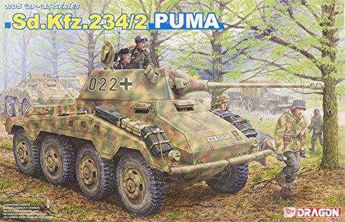 Preisvergleich Produktbild 500776256 - Dragon Bausatz 1:35 WWII Dt. SdKfz.234 / 2 Pum