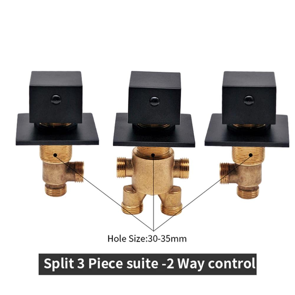 Válvula de Control de interruptor de latón para grifo de agua fría y caliente AFUDER para grifo de bañera, grifo mezclador de cabina de ducha, grifo de baño