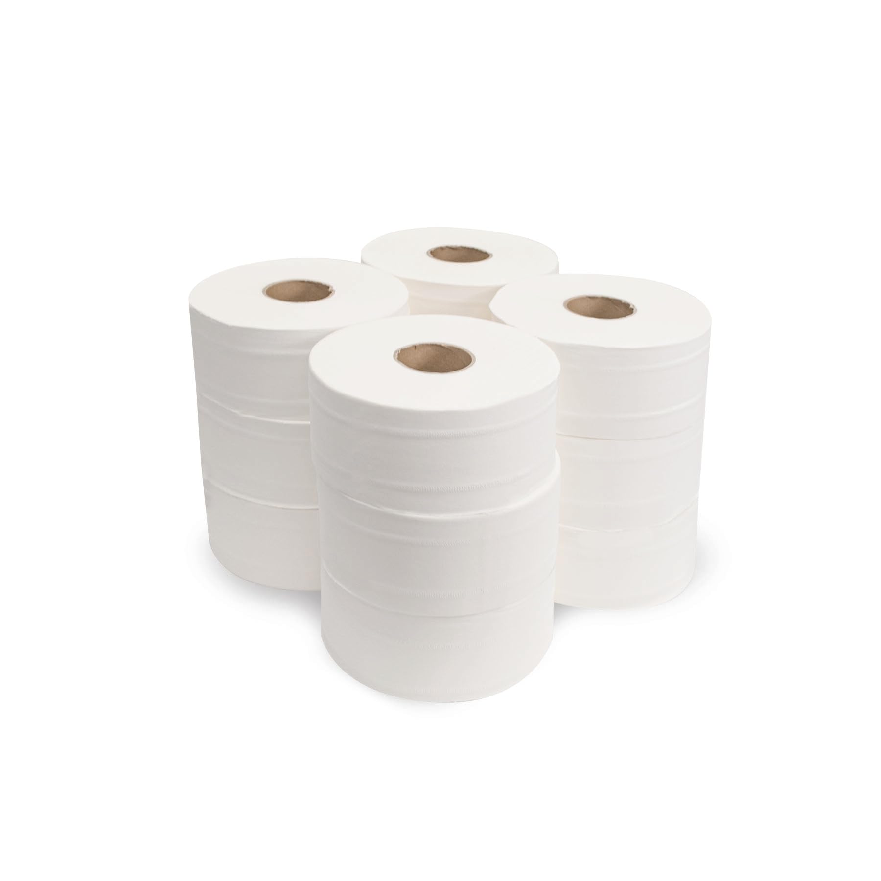 Morcon Paper VT110 Morsoft Millennium Jumbo - Pañuelo de baño, seguro séptico, 2 capas, blanco, 750 pies, 12 rollos/caja