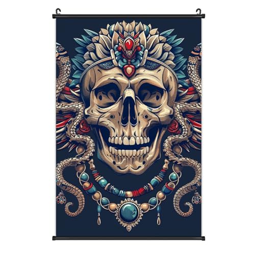 Lienzo decorativo de pared con diseño de collar egipcio impreso POLESVBM