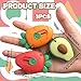 3Pcs Mini Fruit Shaped Retractable Utility Knife Box Cutter Letter Opener Portable Utility Knives Art & Craft Cutter Office School Stationery for Students, DIY Crafts, Cutting Envelope Paper Cardboard