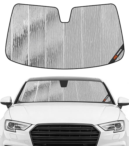 Pigenius Windshield Sun Shade for Audi A3 / A3 Quattro / S3 2015‑2020, A3 Sportback e‑tron...