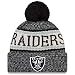 Produktbild New Era ONF18 Sport Knit Bommelmütze Oakland Raiders Schwarz, Size:ONE Size