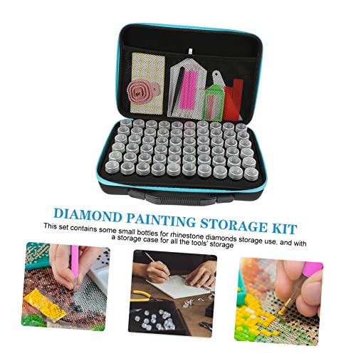 Accessoires de dessin diamant : boîte de rangement à compartiments hermétiques - 3