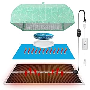 Resin Heating Mat with Cover Timer, Fast Resin Curing Mat, Epoxy Heater Silicone Heat Pad Drying Machine