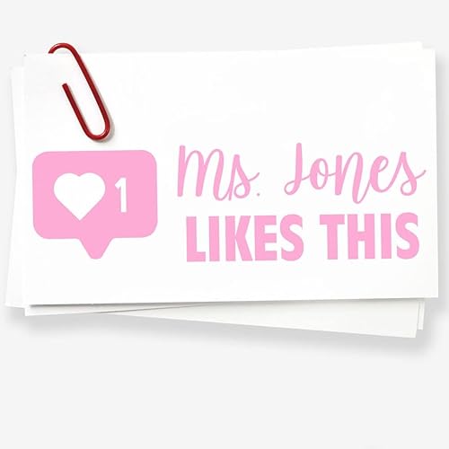 Sello personalizado de Instagram como sello para profesor, regalo de agradecimiento para profesores, personalizado, estampado de prensa e impresión,