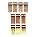 Find-Its TTC-07 4 Plain 3 Textured Antique Combo Tube Top Bails (10 Pack)