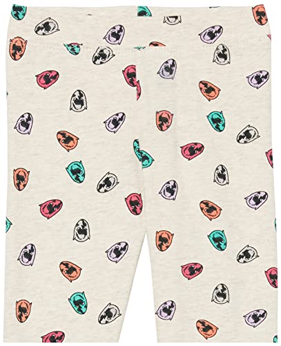 Image of Amazon Essentials Disney | Marvel | Star Wars | Frozen | Princess Girls and Toddlers' Cotton Stretch Leggings, Multipacks