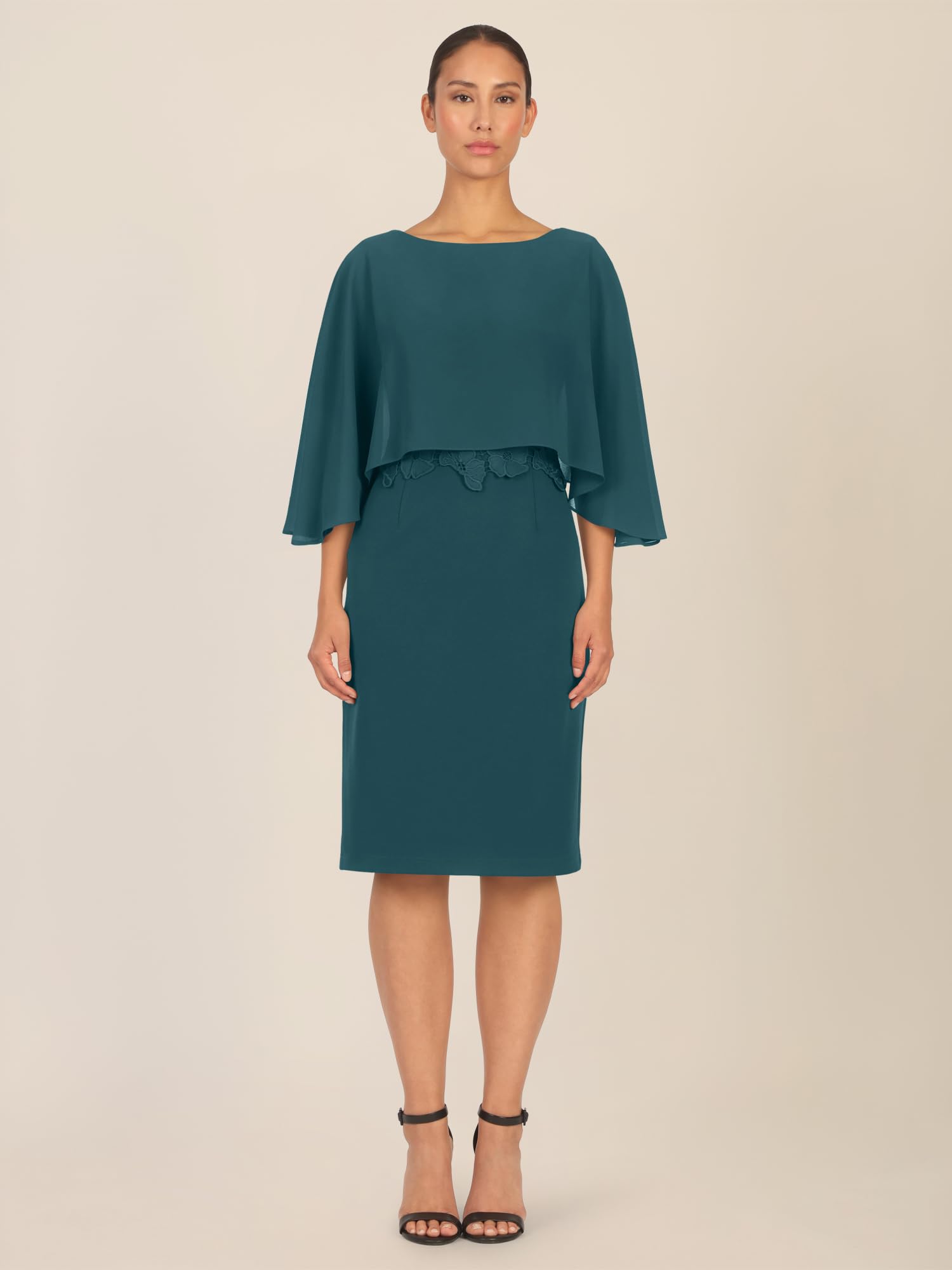 APART Fashion Sukienka koktajlowa Kobiety Kleid Mit Chiffoncape