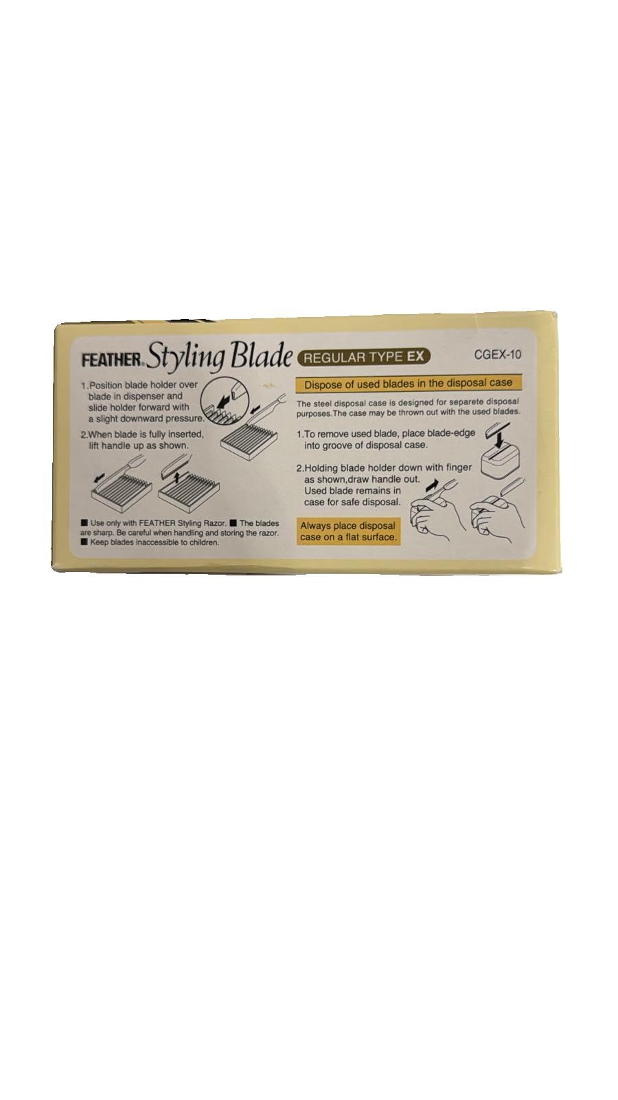 Feather Styling Blades