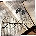 DOITOOL 2PCS LED Eyeglass Clip Lights Small Lightweight Plastic Book Clip Lamps for Night Fishing Reading Portable Eye Tools