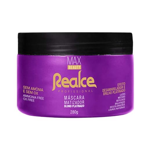 Soft Hair Máscara Realce Matizador Blond Platinado Softhair - 280G Blond Platinado