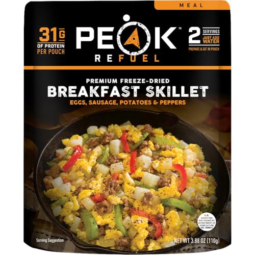 Peak Refuel Breakfast Skillet Freeze-Dried Meal, 2 Servings