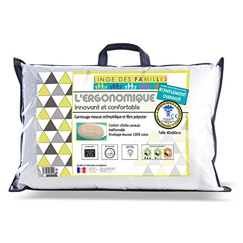 Linge des Familles - Oreiller Ergonomique Cervical Cover