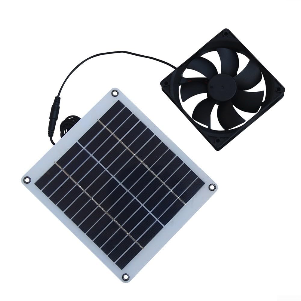 Ventilador de para escape Solar 5W 12V para Gallinero Ventilador