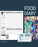 Food Diary: Journal and Planner to log Diet, with a Calorie Counter (A soft covered large notebook with 100 spacious daily record pages and more from our Inside Out range)