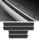 GAOLAOSY Car Door Sill Protector, Carbon Fiber Anti-Scratch Automotive Doors Edge...