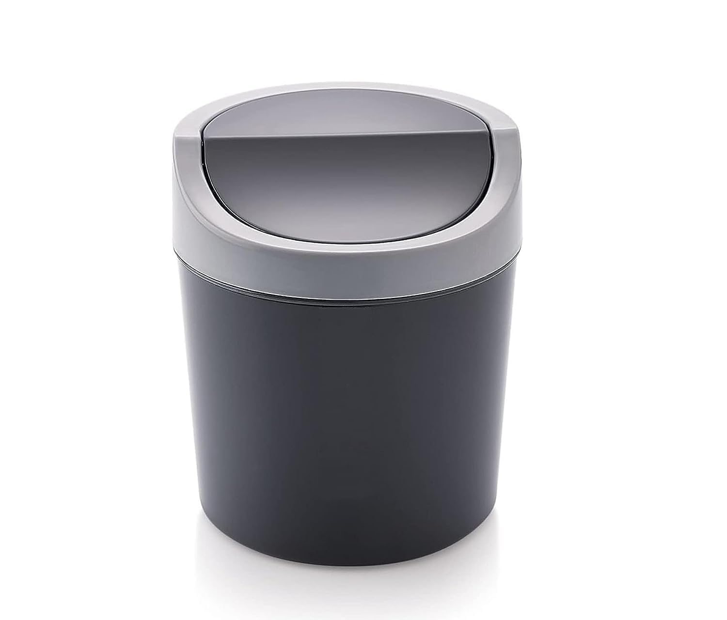 FASHRAMP Mini Swing Dustbin for Table Top – 2L Portable Plastic Bin for Home, Office, Car | Compact, Lightweight, Easy to Clean (Random Color)-picture-27