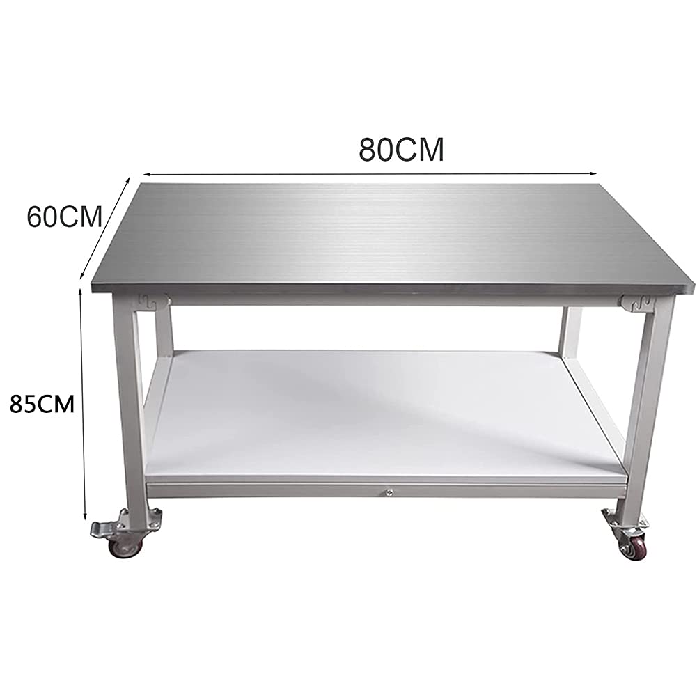 Amazon.com: UWYTGF Movable Stainless Steel Kitchen Workbench