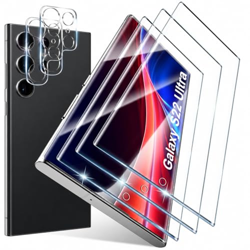 Protections d’écran Samsung S22 Ultra 5G tactiles avec capteur ultrason et résistance 9H