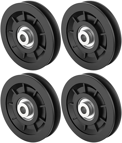 4" Gym Pulley Wheel with Inbuilt Bush and Bearing - Cable Machine Exercise Attachments (8) (B0CXTH641G) Amazon Price History, Amazon Price Tracker