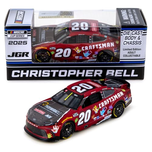 Christopher Bell 2025 Crftsmn Racing for a Miracle ARC 1:64 miniatura 1
