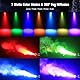 Hexagon 800W 18 RGB LED Nebelmaschine mit Fernbedienung, 7 Statische Farben 5 Dynamische LED Modi für Halloween Weihnachten Hochzeiten Partys und Bühnen
