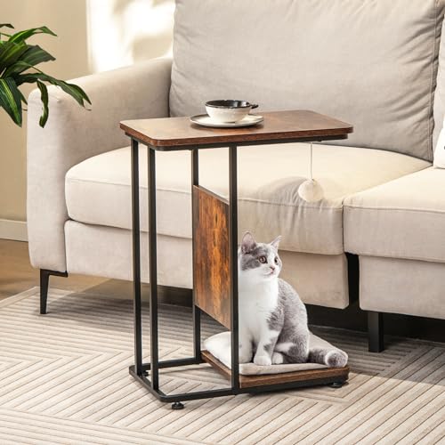 Mesa lateral y árbol para gato C-shaped moderna miniatura 3