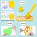 Aqua Magic Mat, Morfone Doodle Drawing Board Kids Water Painting Mat 40 X 29 Inch Educational Toys for Age 3 4 5 6 7 8 Girls Boys Toddlers ( Bonus Make-a-face Sticker Sheets )