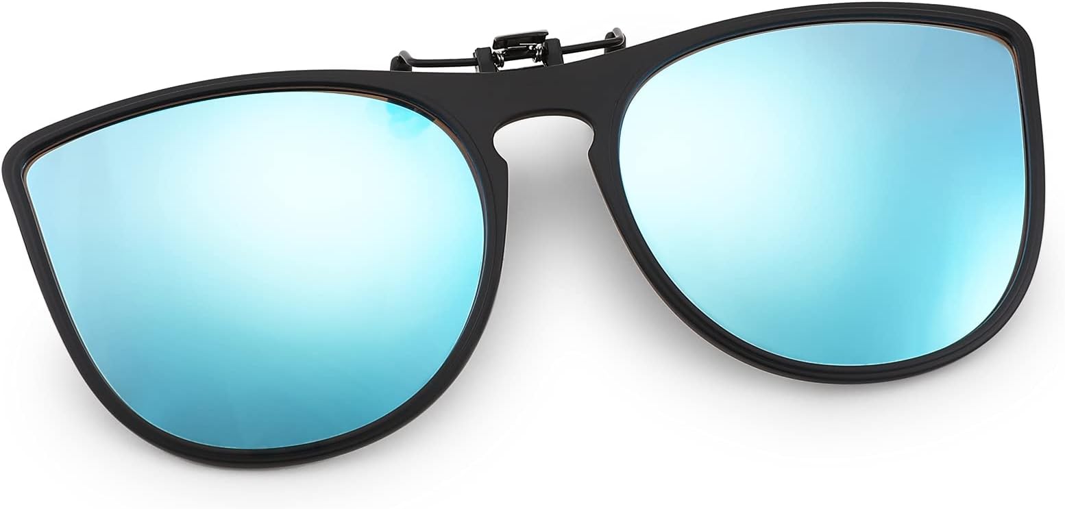 FEISEDY Cat Eye Polarized Clip-On Sunglasses Men Women over Glasses Driving Outdoor B2764