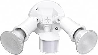 Motion Sensor Outdoor Light, 300W Waterproof Twin E26 PAR38 Holder