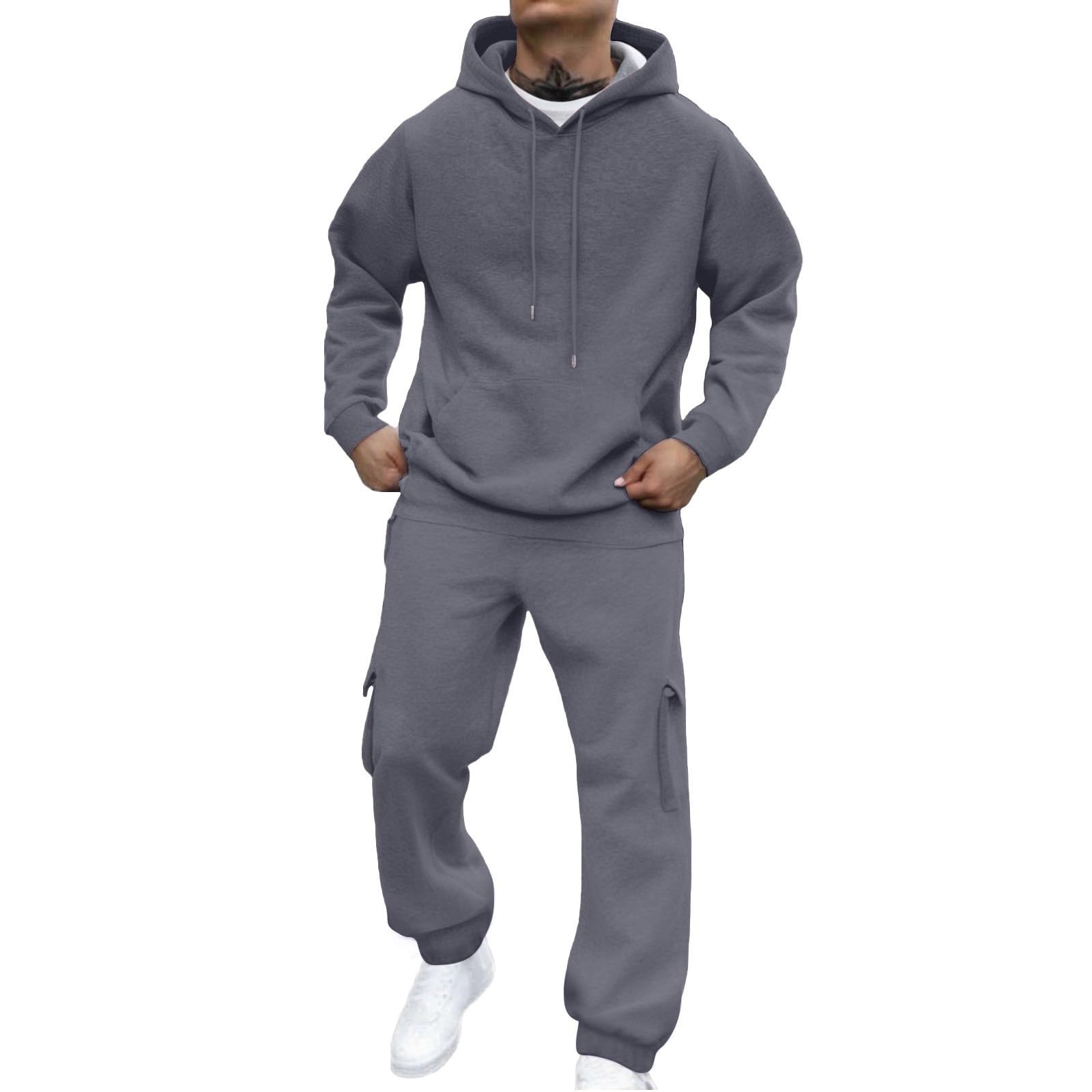 Tuta Da Uomo Con Paesaggio 3D: Felpa Con Cappuccio E Pantaloni Jogging, Casual, Set Unisex, Cerniera, Manica Lunga, Taglie Dalla S Alla 6XL (Herren3, S)