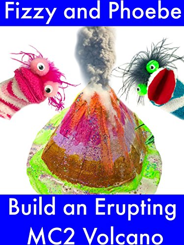 Fizzy and Phoebe Make an Erupting MC2 Volcano!