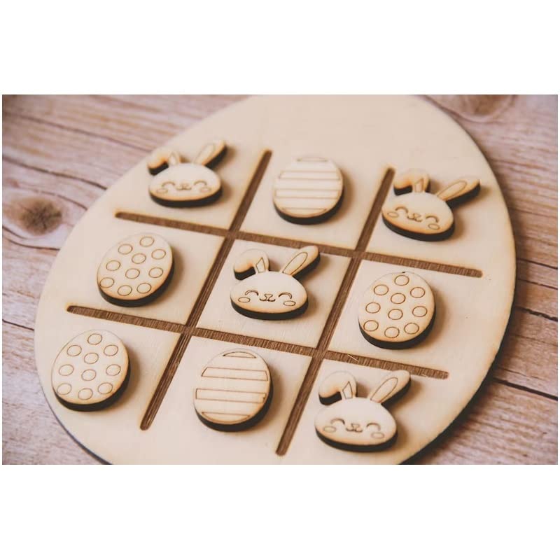 AZJAKE Easter Wooden Toys, Easter Children's Game Board, Children's Puzzle Interactive Game Board, Fine Motor Skill… - Image 7