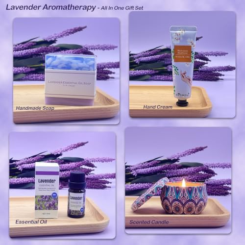 Pamper Birthday Gifts for Women, Mothers Day Gift Box, Unique Friend Gifts for Her, Lavender Self Care Get Well Soon Sleepwell Gifts Set for Mum Sister Wife, Spa Bath Set Bath Bombs Present - Image 6