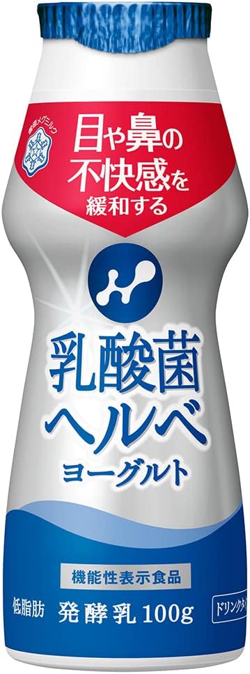 ［冷蔵］雪印メグミルク乳酸菌ヘルベヨーグルト ドリンクタイプ100g×12本