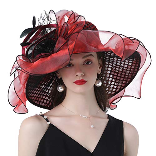FELIZHOUSE Fascinator Hat: Perfect for Kentucky Derby Church Tea Parties and Horse Races