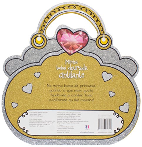 Minha bolsa dourada cintilante