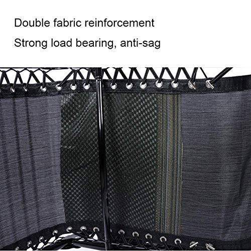 DFJU Espreguiçadeira reclinável ajustável (ajuste de 90°-155°) Cadeira de balanço com sol de jardim