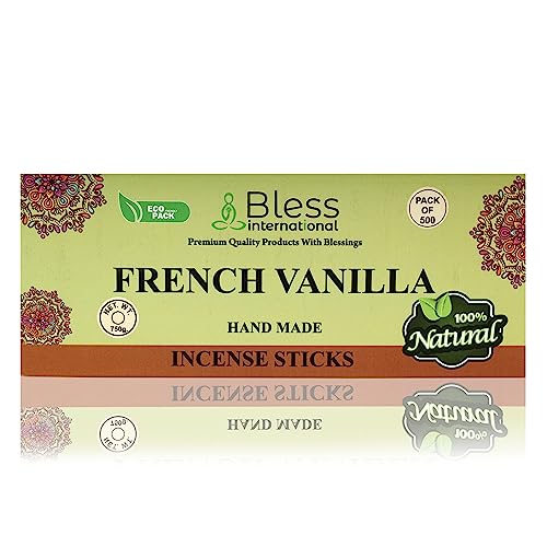 Bless-Organic-French-Vanilla 100%-Natural-Handmade-Incense-Sticks by Bless International - Used condition - Image 4