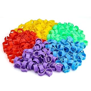 Parfco bagues de patte 16 mm, lot de 250 couleurs