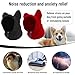 2 Stück Hundemütze, shallyong Hundewarme Kopfbedeckungen, Winter Haustier Schal, Kostüm Hund, Hunde Geschenke, Hunde Warm Halten Zum Wandern und Camping, Schwarz S