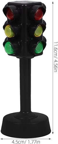 Miniatura 8 de NUOBESTY Juguete de semáforo, semáforos de juguete, modelo de lámparas de tráfico para niños, juego educativo temprano, paquete de 10