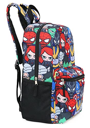 Marvel Kawaii Avengers Superheroes Boy's 16 Inch Lightweight Backpack (Superheroes Kawaii) #TOP2