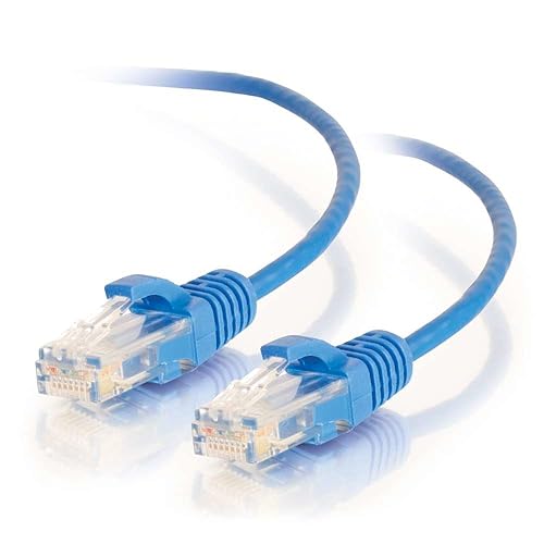 Miniatura 153 de C2G Cable de conexión cruzada Cat6, cable de remiendo Cat6 sin blindaje y sin engancho, cable Ethernet cruzado rojo, cable Ethernet UTP sin engancho