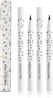 2 Colors Freckle Pen Waterproof Long-lasting Quick Dry Small Spot Natural Lifelike Freckle Makeup Pen (Dark Brown)
