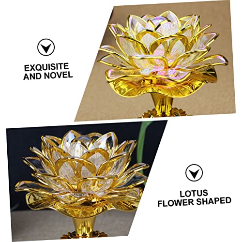 OSALADI Gold Lotus LED Table Lamp #TOP28