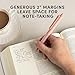 CSB Notetaking Bible, Large Print Hosanna Revival Edition, Lavender/Peach Cloth Over Board, Black Letter, Single-Column, Journaling Space, Reading Plan, Easy-to-Read Bible Serif Type