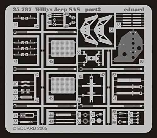 Eduard Accessories 35797 Willys Jeep SAS - Juego de construcción para Tamiya , color/modelo surtido Cover