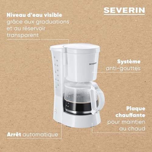 SEVERIN Cafetière filtre 1015 tasses 4478 - vue 5